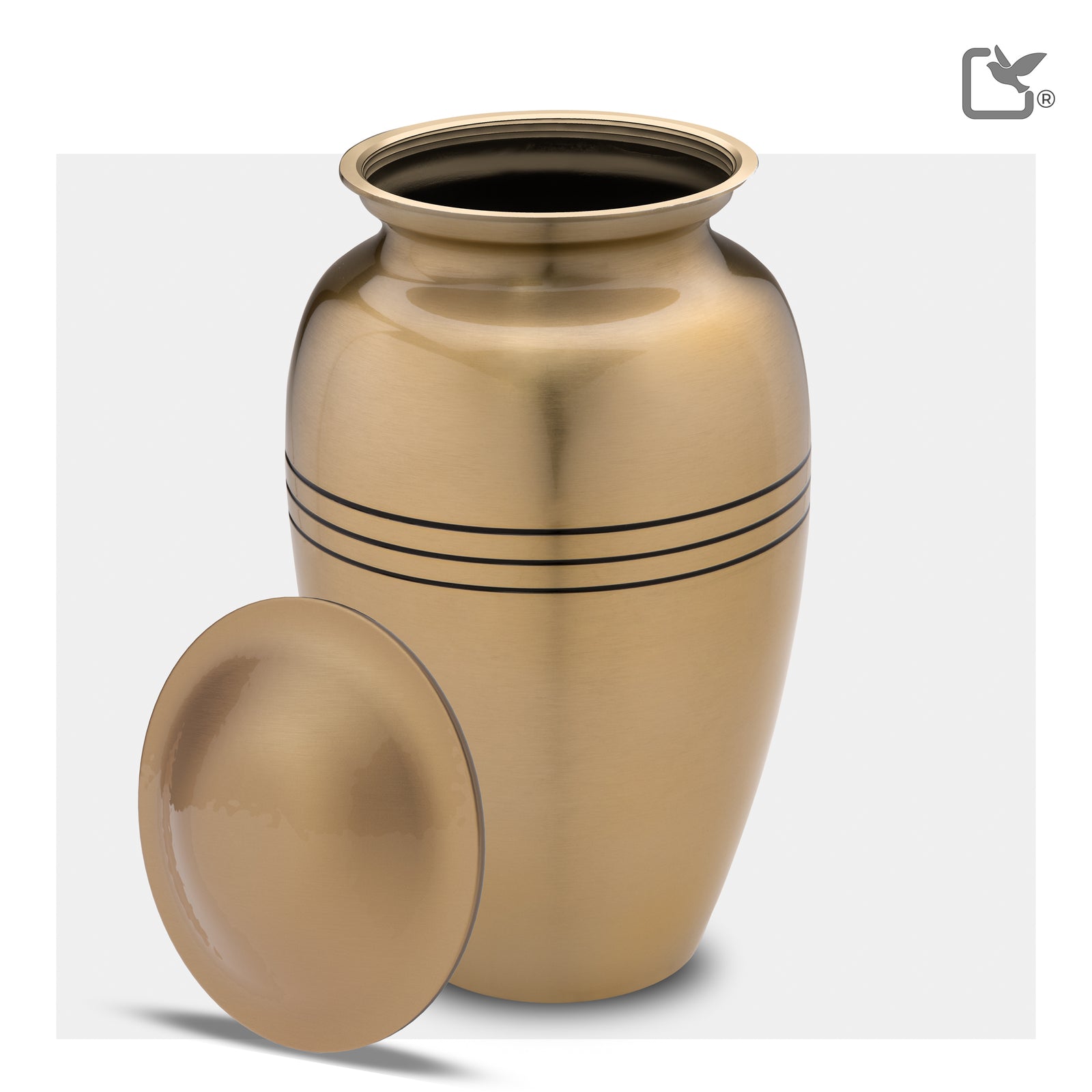 Adult Radiance Gold Cremation Urn - COMFORT by LoveUrns