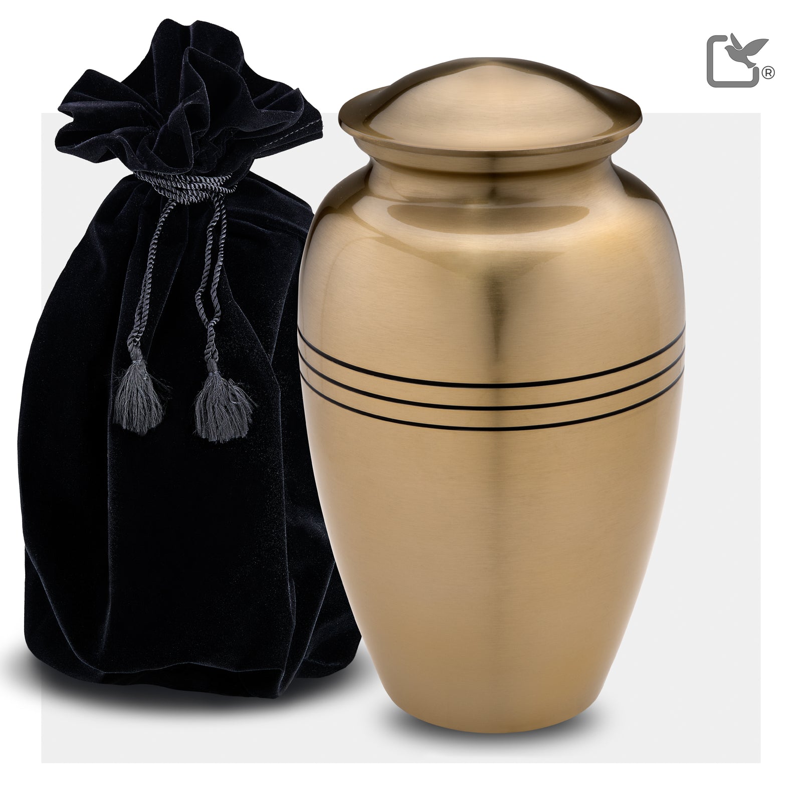 Adult Radiance Gold Cremation Urn - COMFORT by LoveUrns
