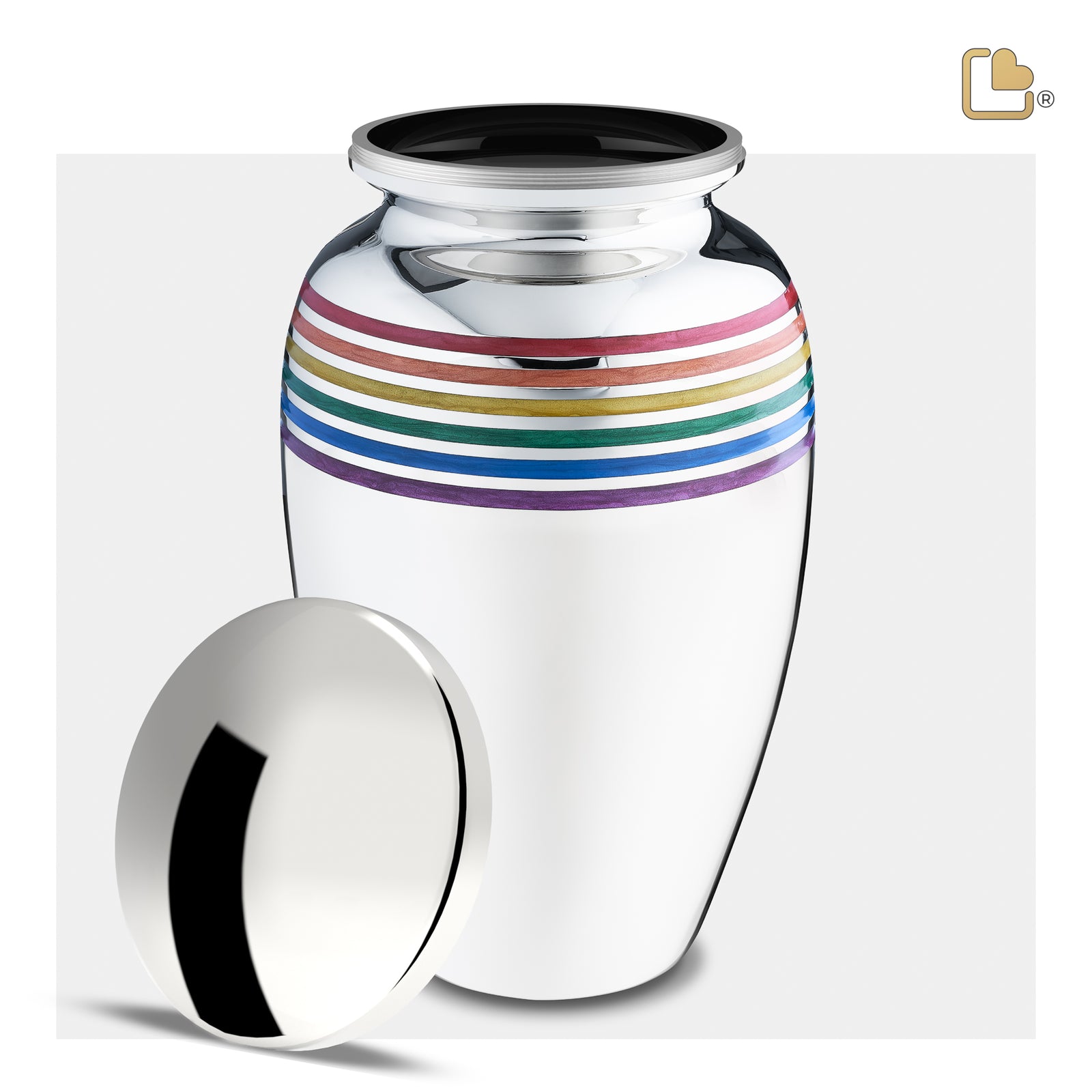Adult Pride Portrait Rainbow Cremation Urn
