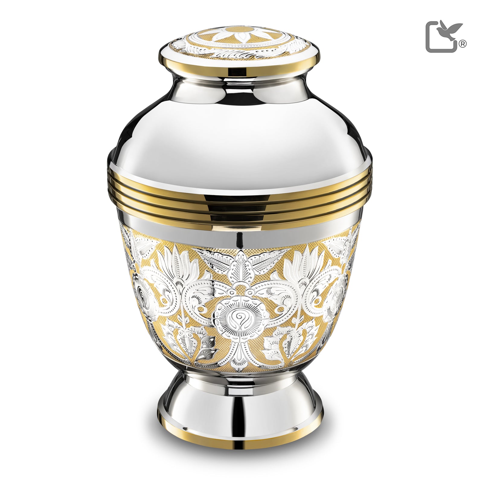 Adult Ornate Floral Cremation Urn - COMFORT by LoveUrns