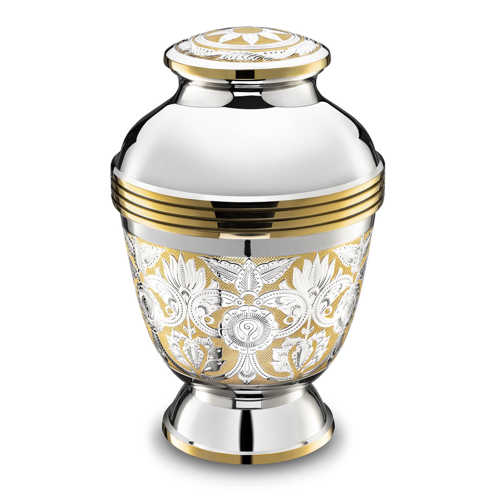 Adult Ornate Floral Cremation Urn - COMFORT by LoveUrns
