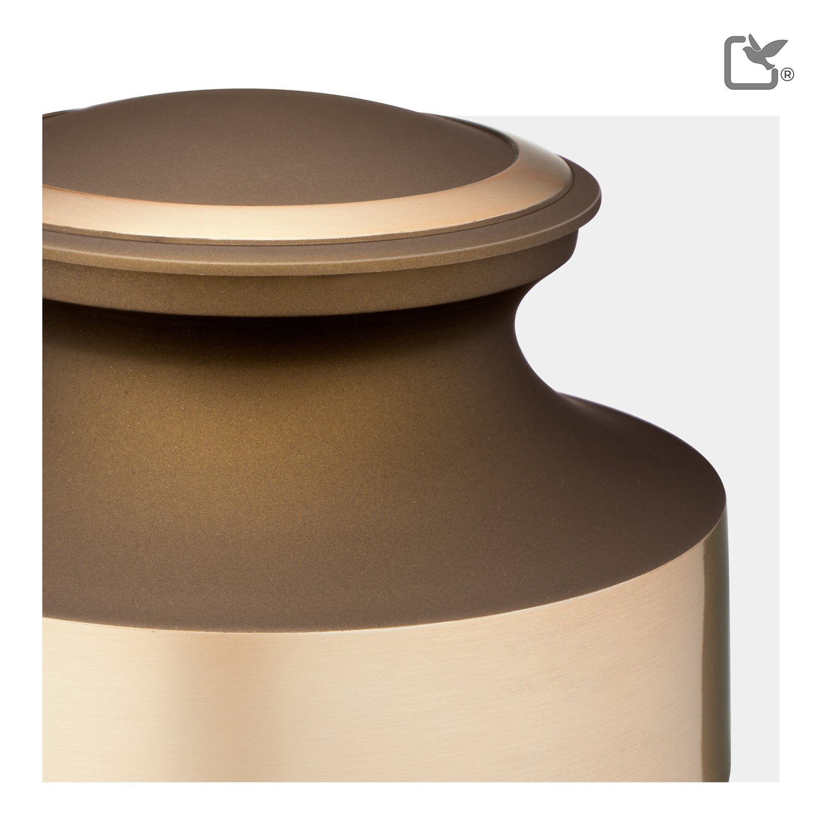 Espana Standard Adult Urn Bronze & Brushed Gold - COMFORT by LoveUrns