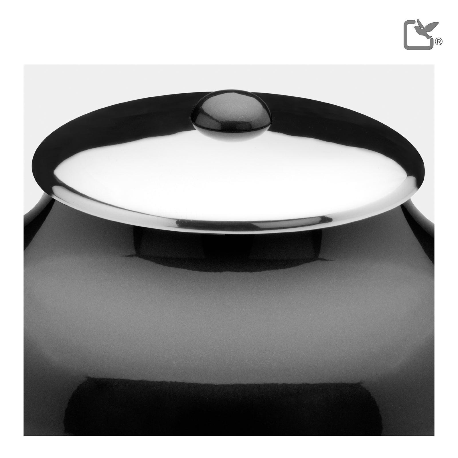 Adult Tall Simplicity Midnight Cremation Urn - COMFORT by LoveUrns