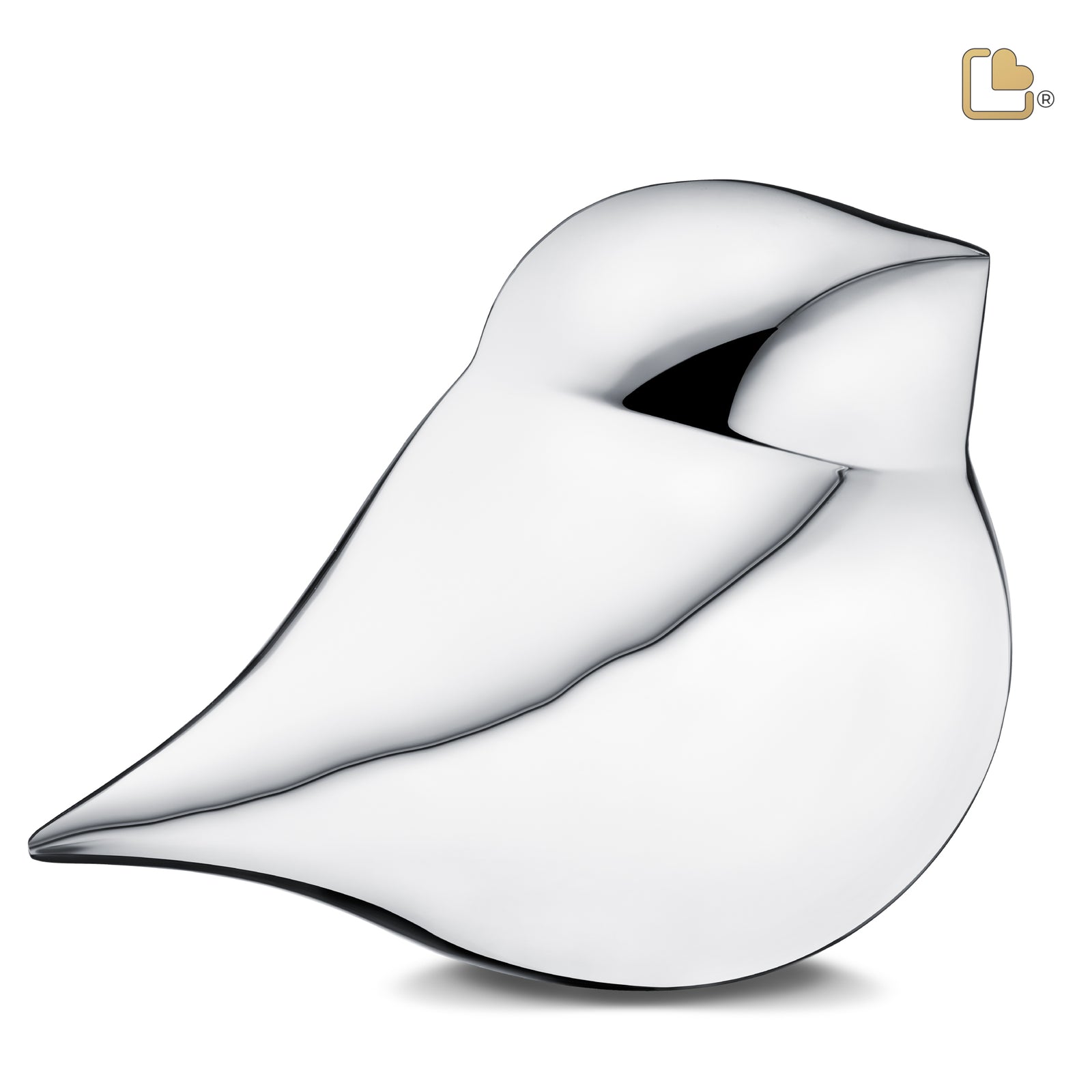 Adult Silver SoulBird Companion Cremation Urn - Set of 2