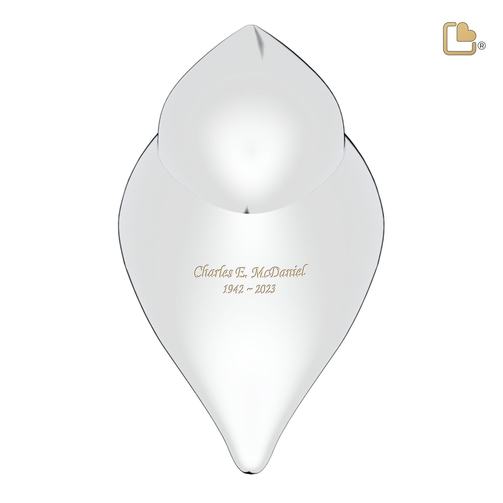 Adult Silver SoulBird Male Cremation Urn