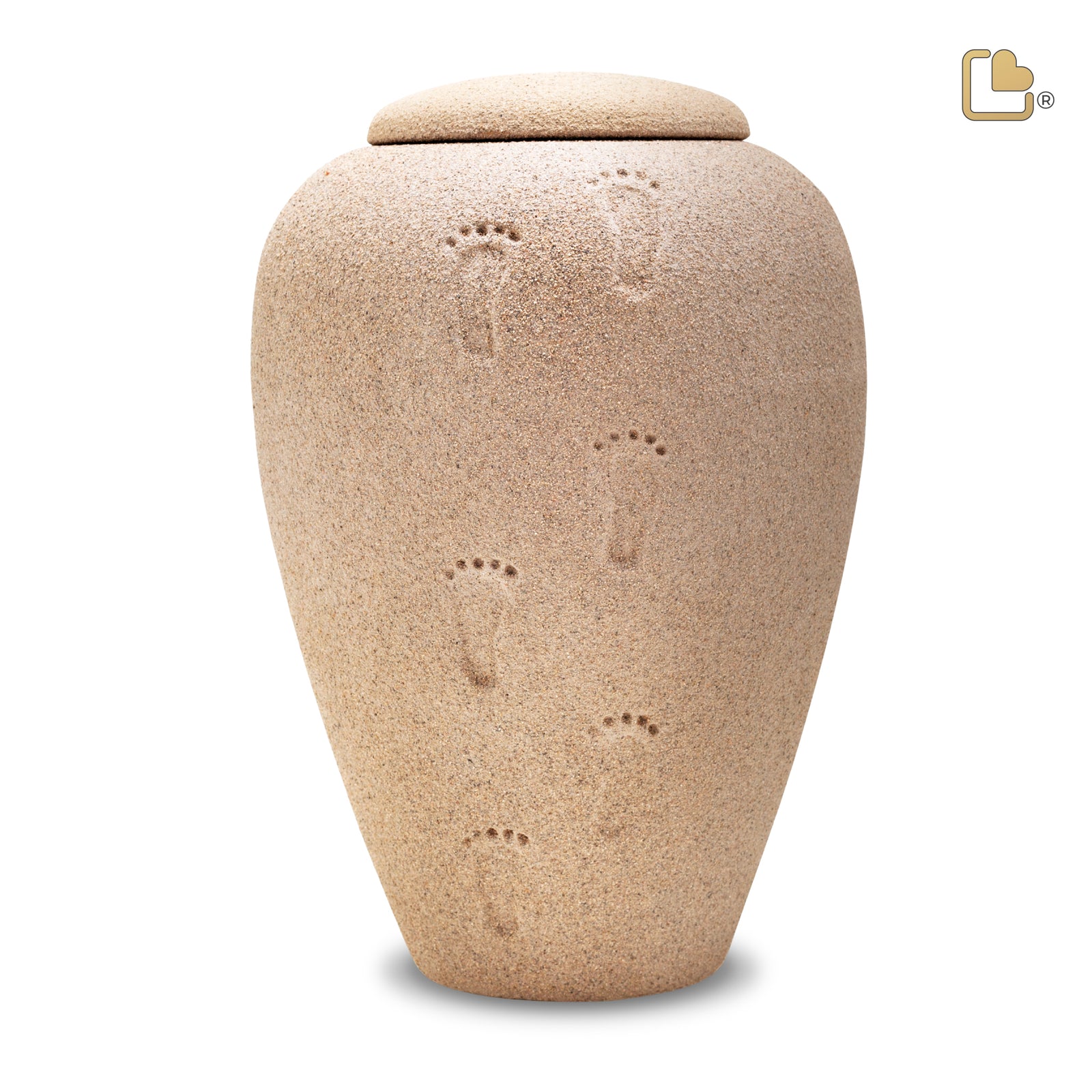 ShiftingSand Footprints Standard Adult Urn Eco Sand