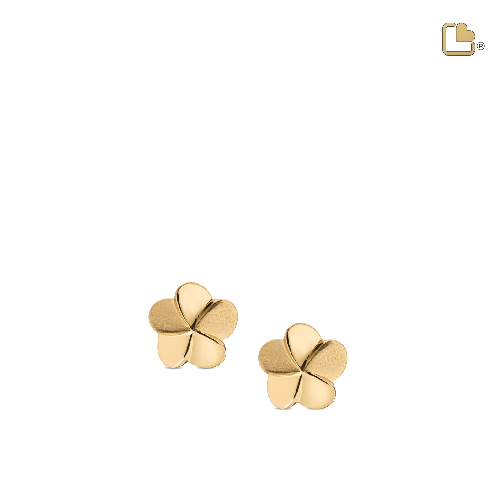 Bloom Gold Vermeil Two Tone Sterling Silver Stud Earrings