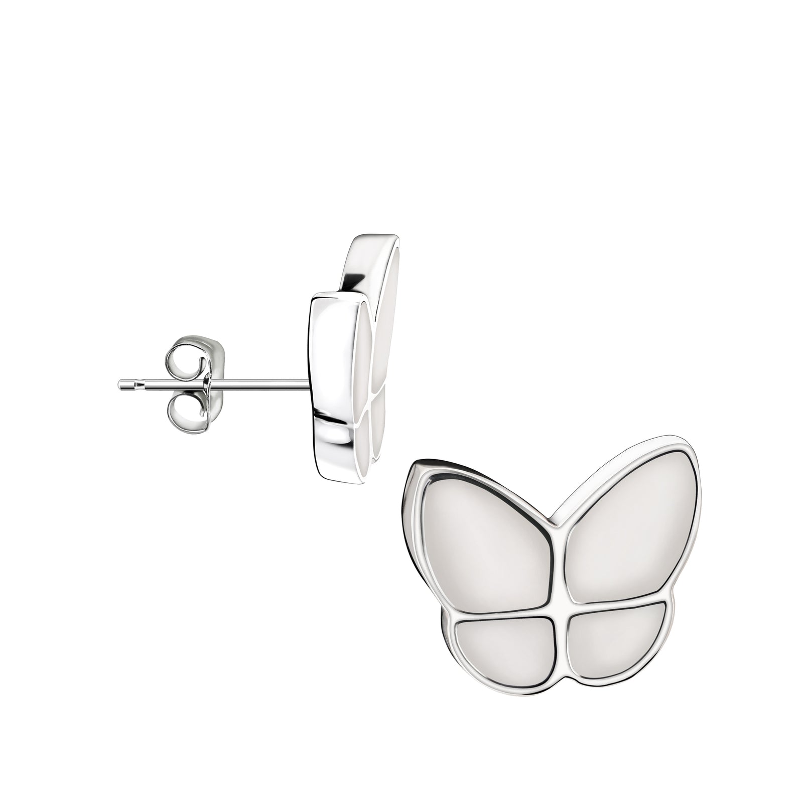 Wings of Hope Butterfly Pearl Earrings