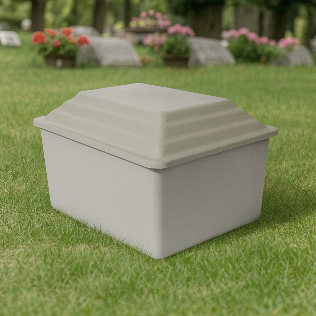 Safeguard Series Urn Vault – Gray Finish