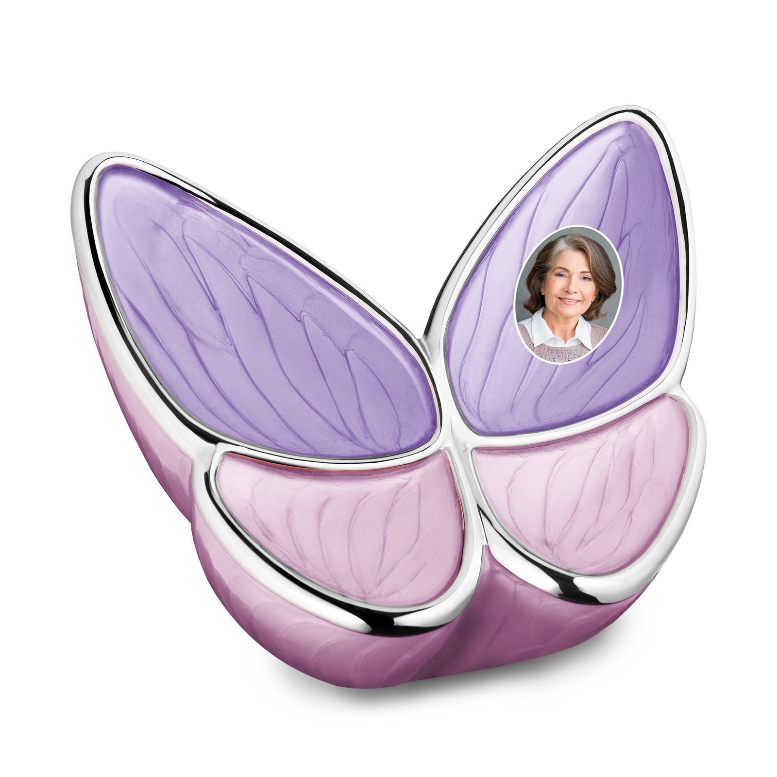 Adult Wings of Hope Portrait Butterfly Lavender Cremation Urn