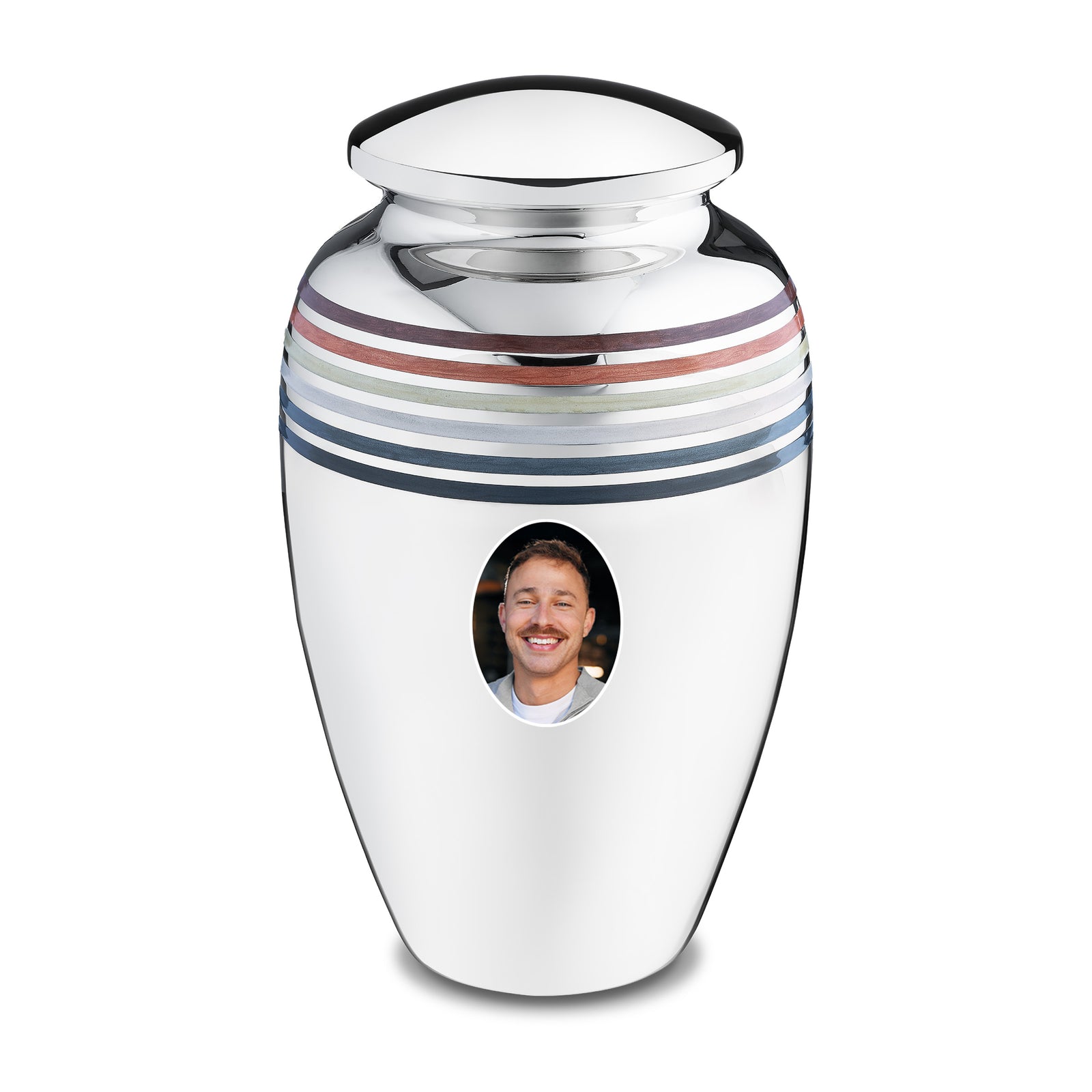 Adult Pride Bear Portrait Cremation Urn