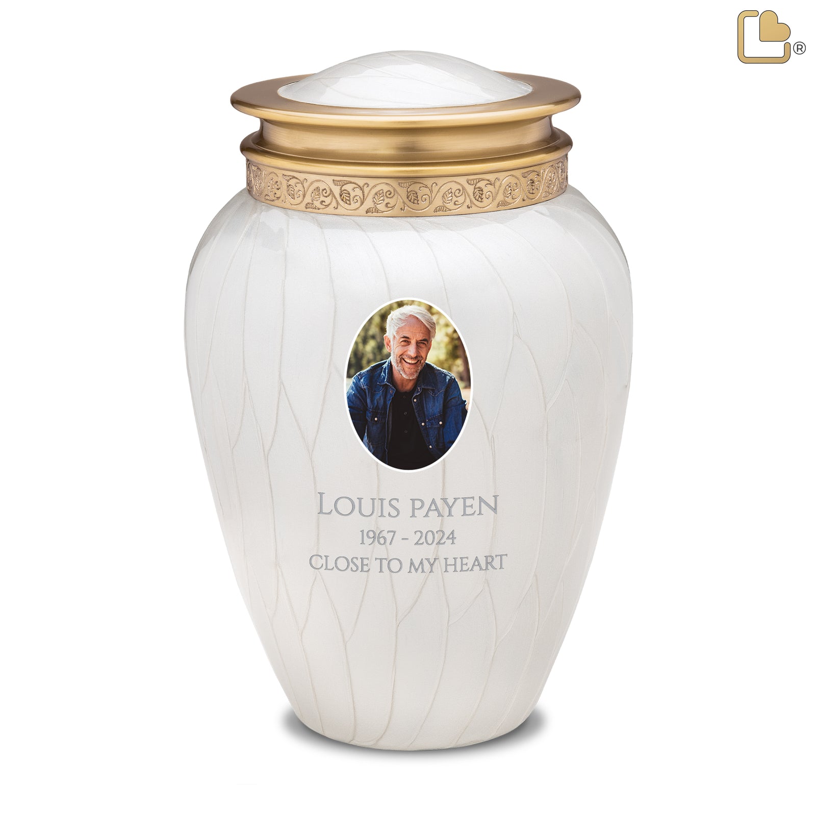 Adult Blessing Portrait Pearl Cremation Urn