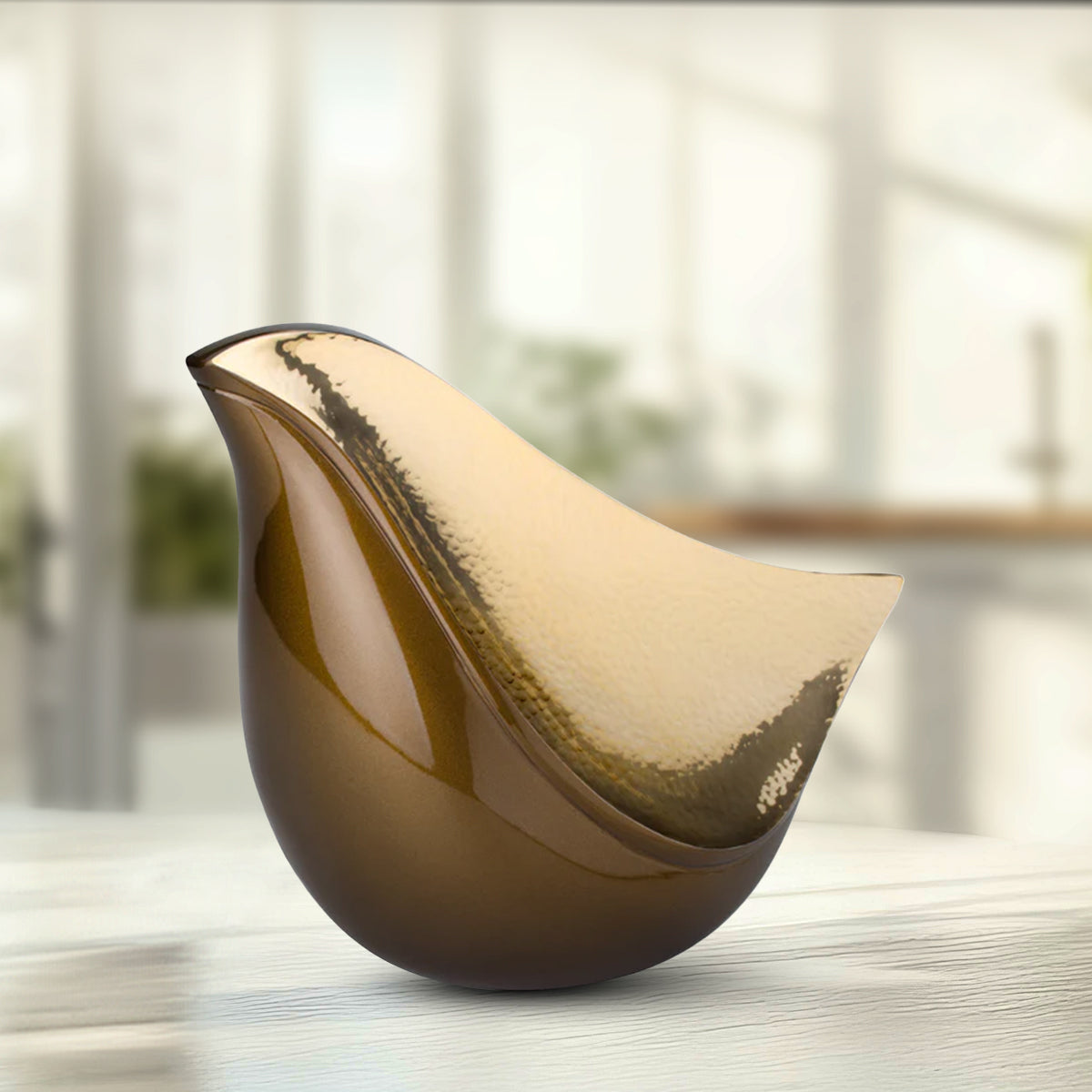 Adult LoveBird Bronze Cremation Urn