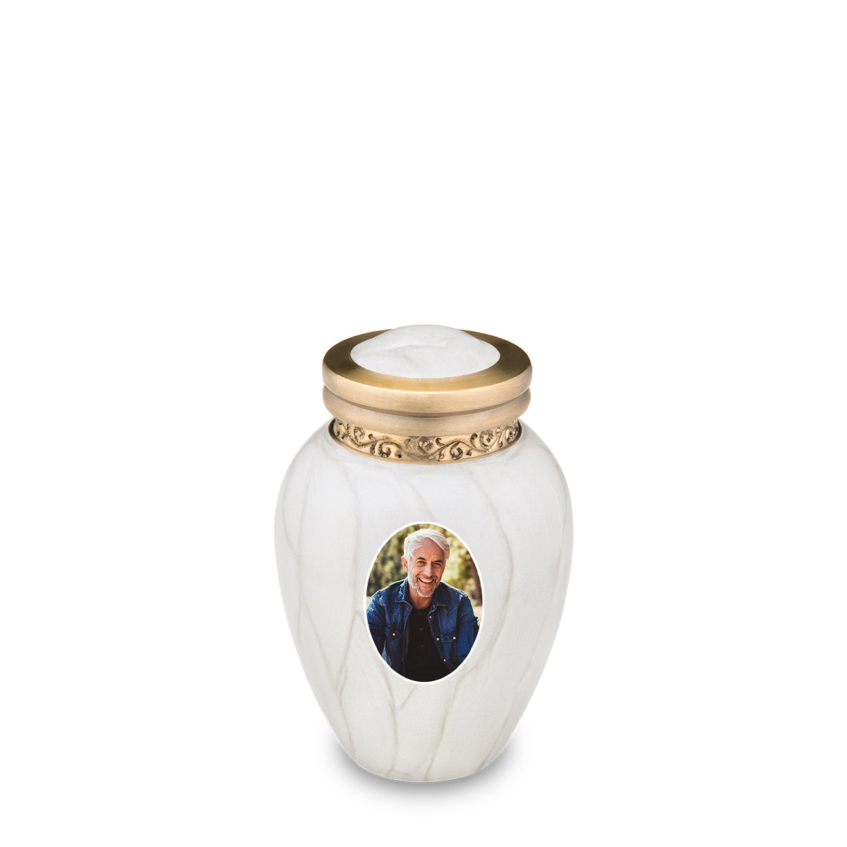Keepsake Blessing Portrait Pearl Cremation Urn