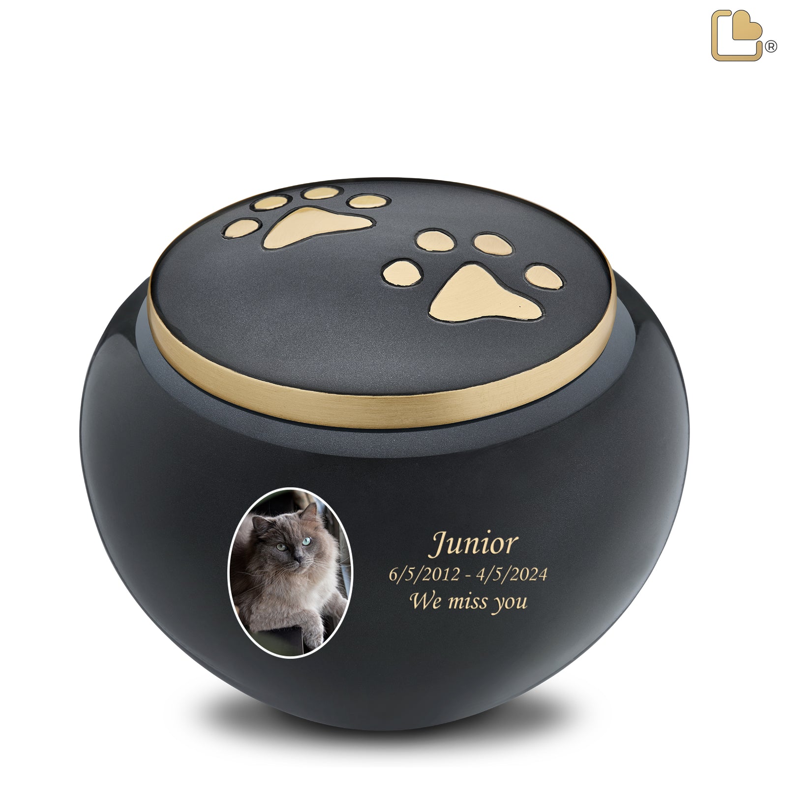 Classic Cuddle Portrait Large Pet Cremation Urn