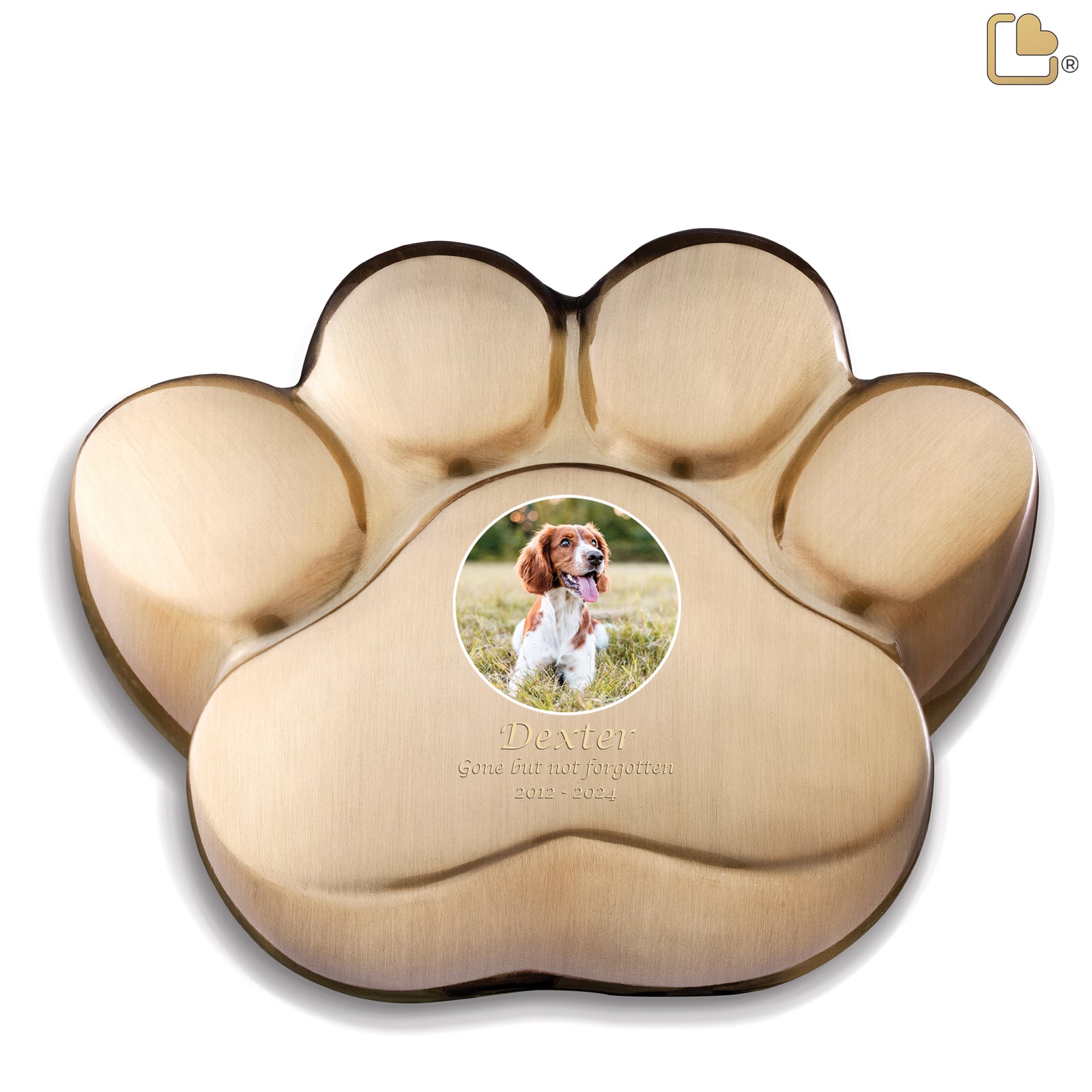LovePaw Portrait Large Pet Bru Gold