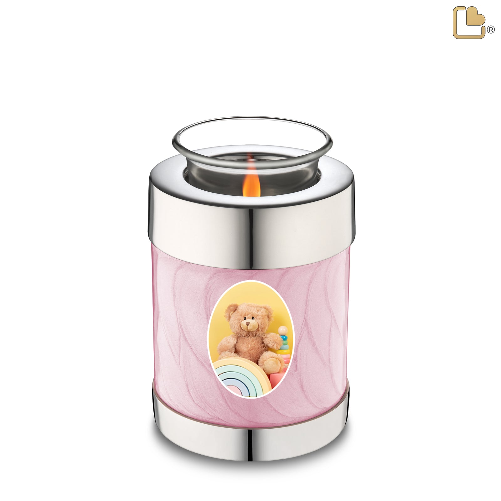 Tealight Portrait Pearl Pink