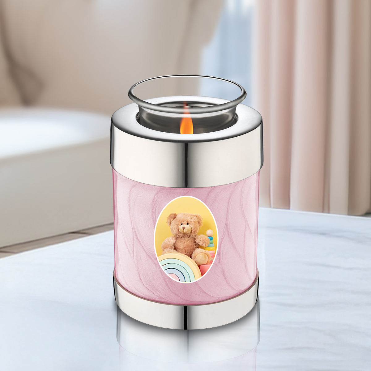 Tealight Portrait Pearl Pink