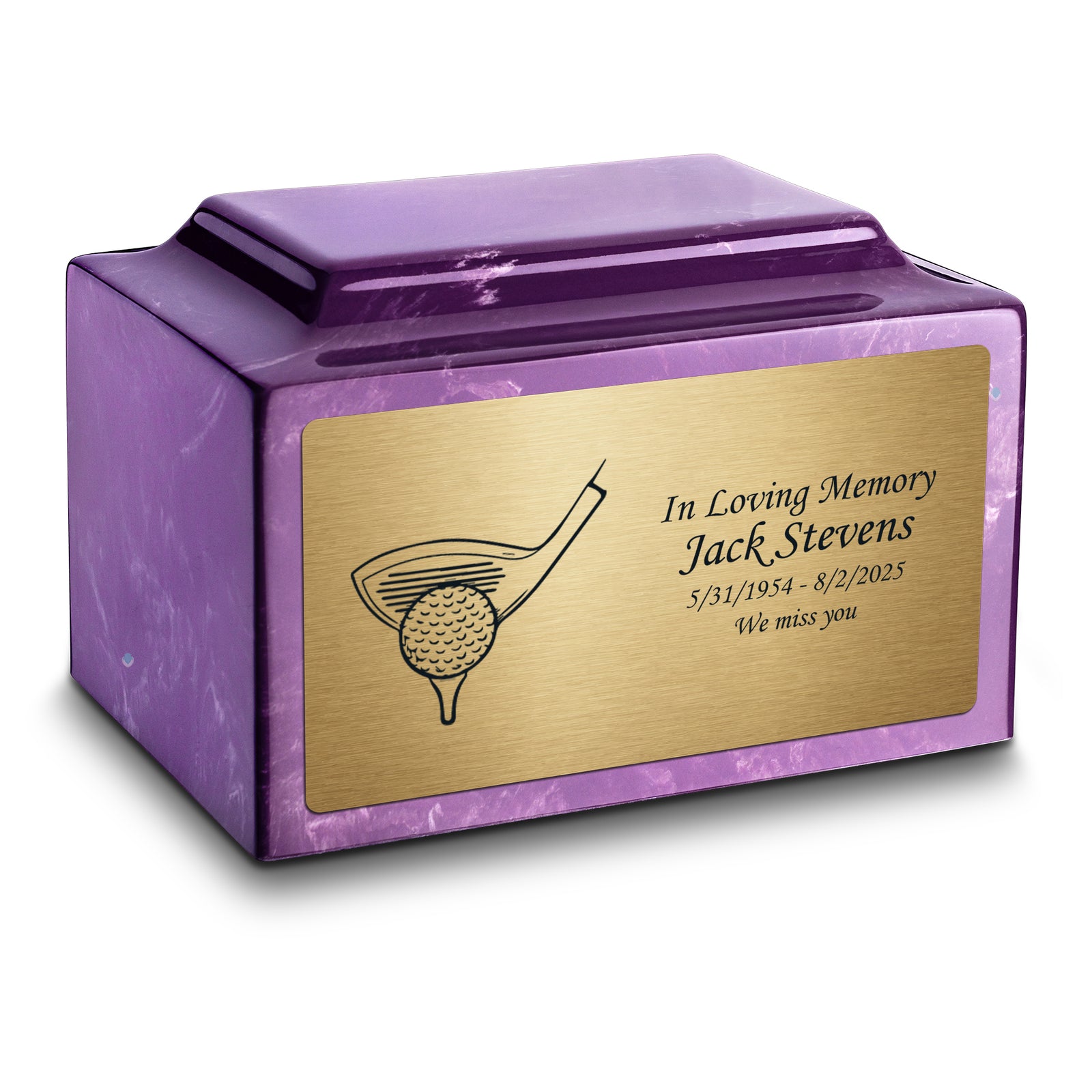 Adult Legacy Golf Cultured Marble Urns by MacKenzie