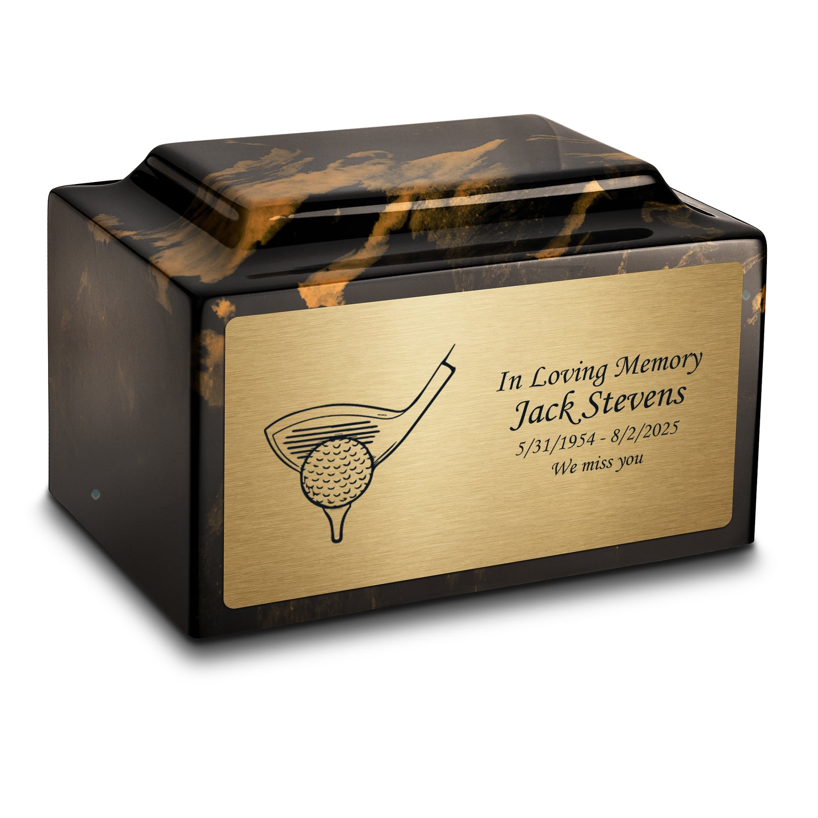 Adult Legacy Golf Cultured Marble Urns by MacKenzie