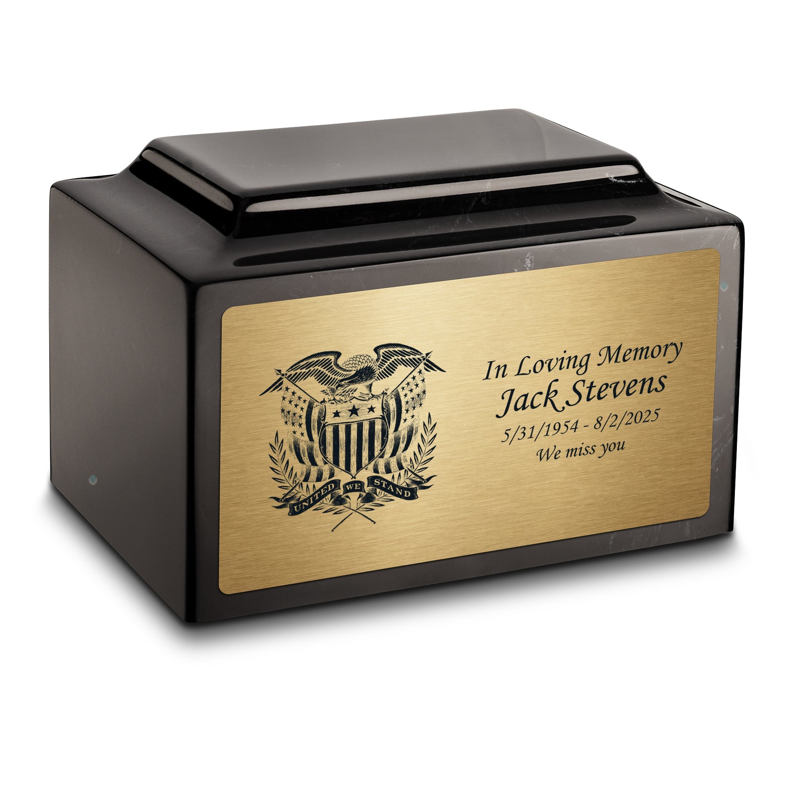 Adult Legacy American Glory Cultured Marble Urns by MacKenzie