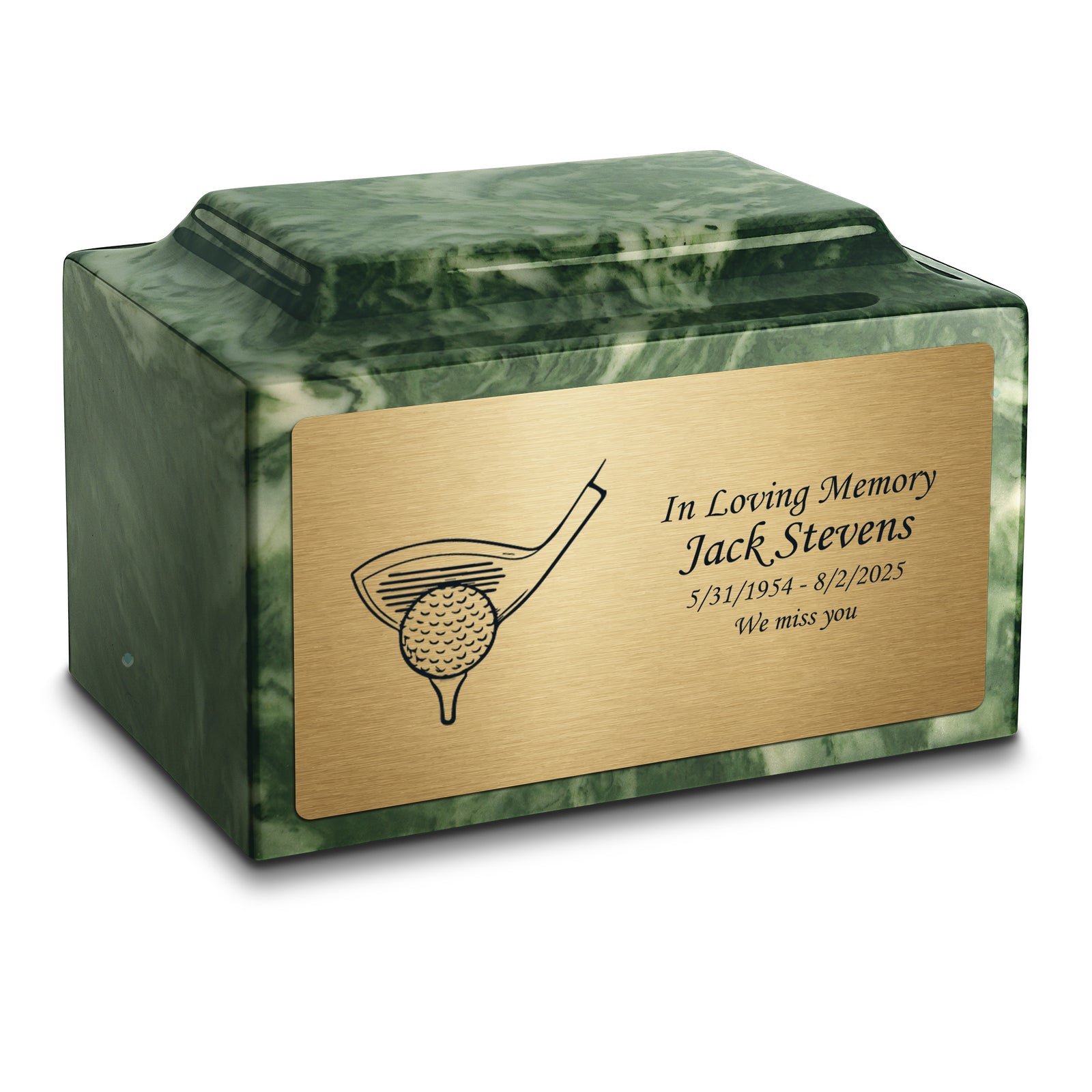 Adult Legacy Golf Cultured Marble Urns by MacKenzie