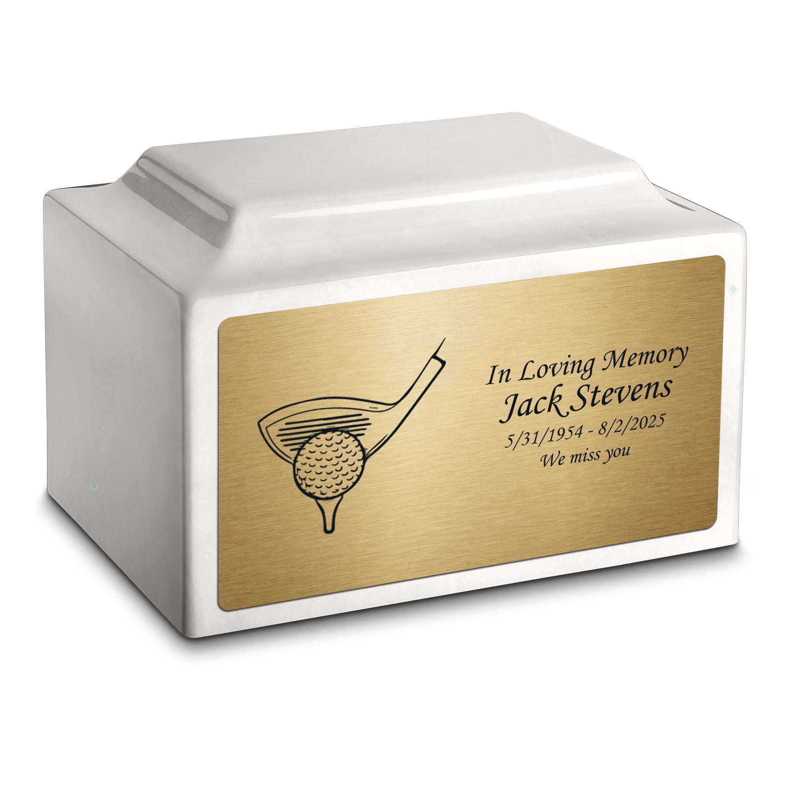Adult Legacy Golf Cultured Marble Urns by MacKenzie