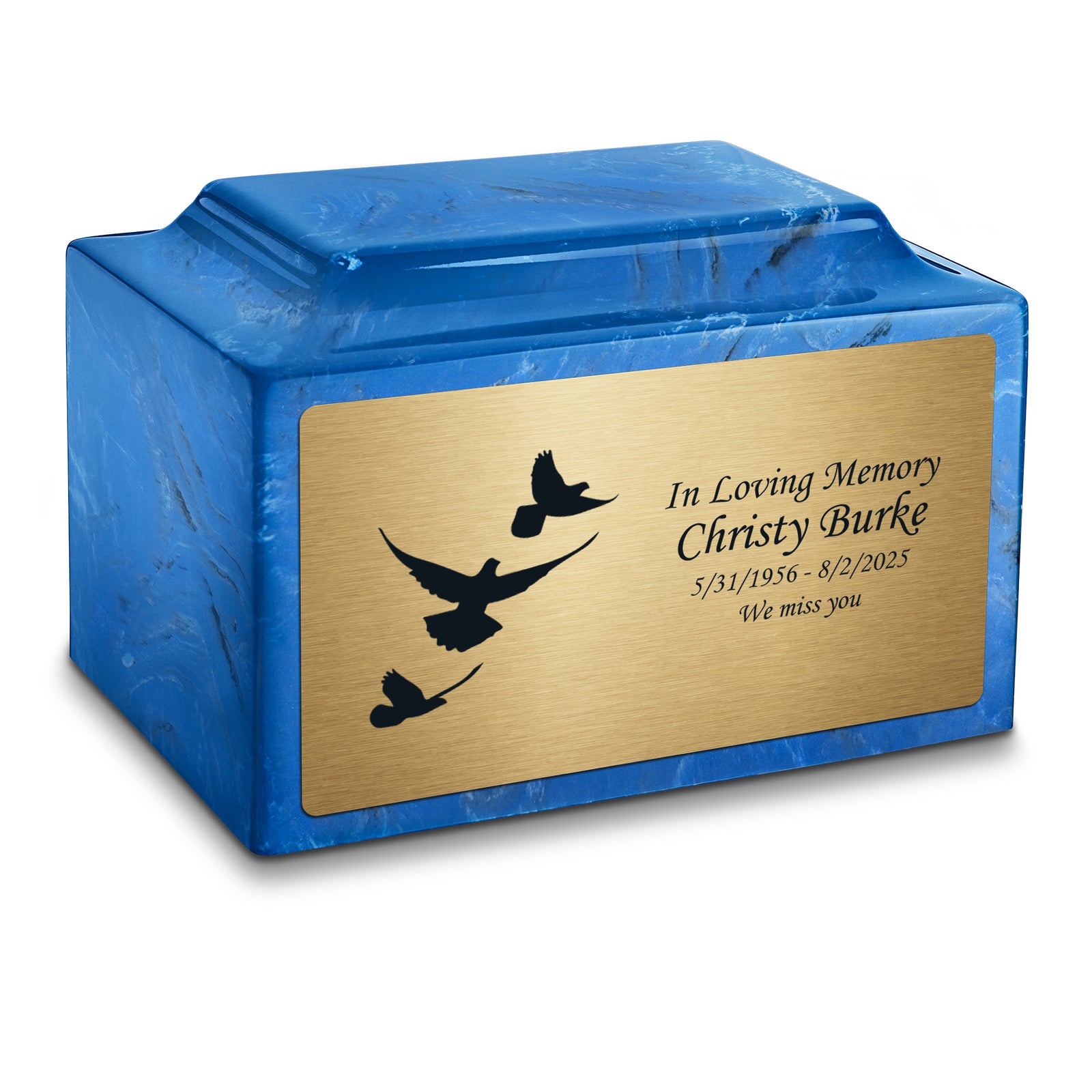 Adult Legacy Doves Cultured Marble Urns by MacKenzie