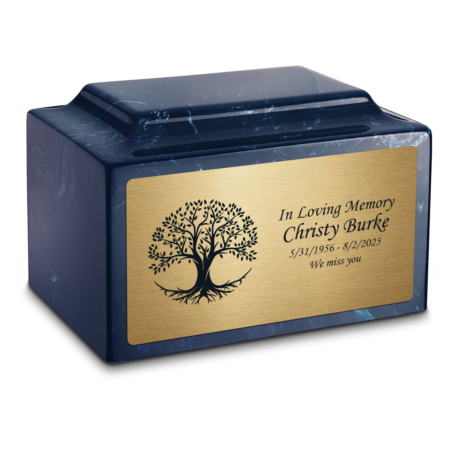 Adult Legacy Tree Of Life Cultured Marble Urns by MacKenzie