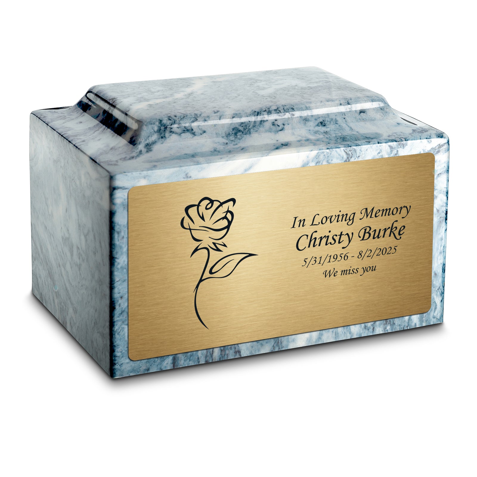 Adult Legacy Rose Cultured Marble Urns by MacKenzie
