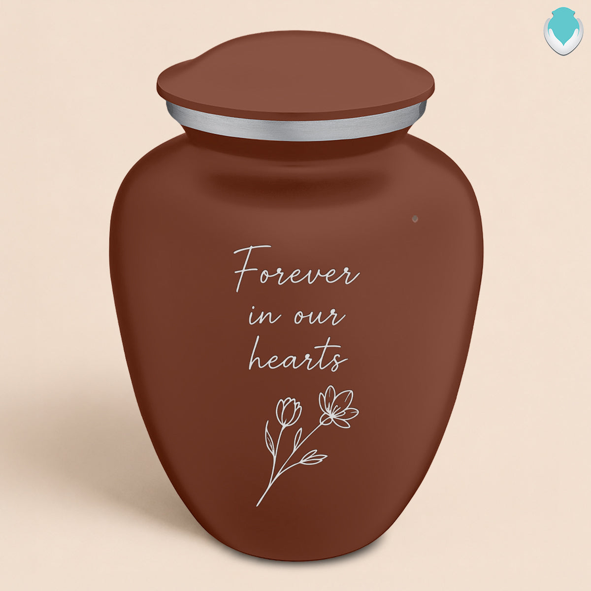 Adult Embrace Earth Handwritten Cremation Urn
