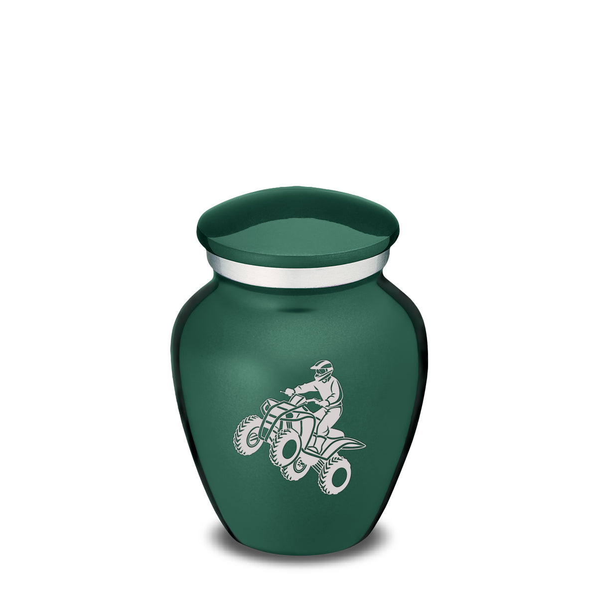 Keepsake Embrace Green ATV Cremation Urn
