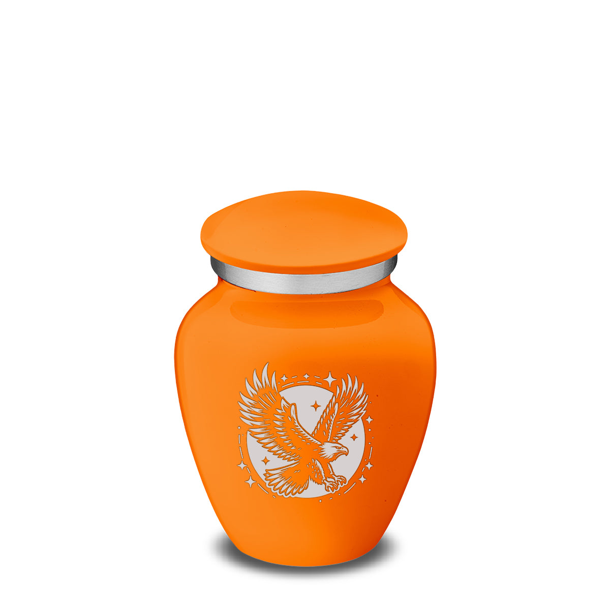 Keepsake Embrace Burnt Orange Flying Eagle Cremation Urn