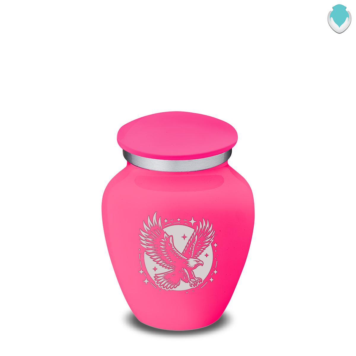 Keepsake Embrace Bright Pink Flying Eagle Cremation Urn