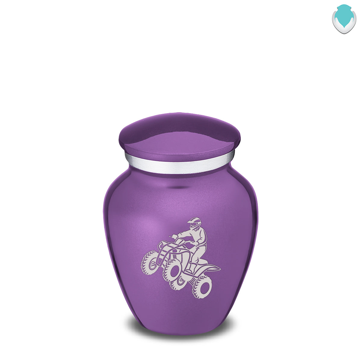 Keepsake Embrace Purple ATV Cremation Urn