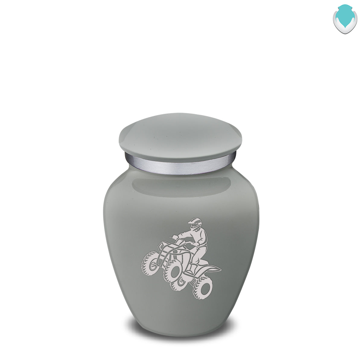 Keepsake Embrace Slate Grey ATV Cremation Urn