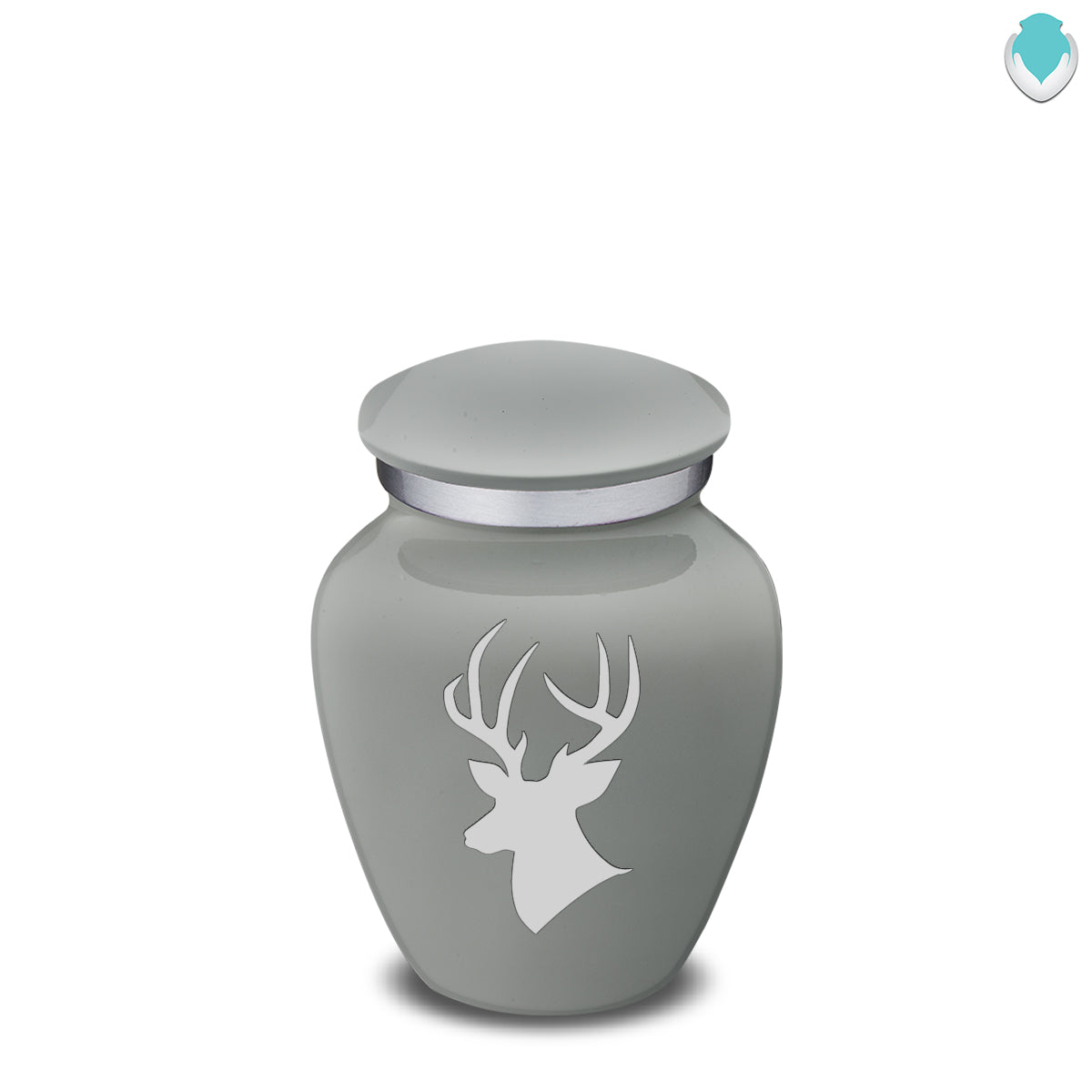 Keepsake Embrace Slate Grey Deer Cremation Urn