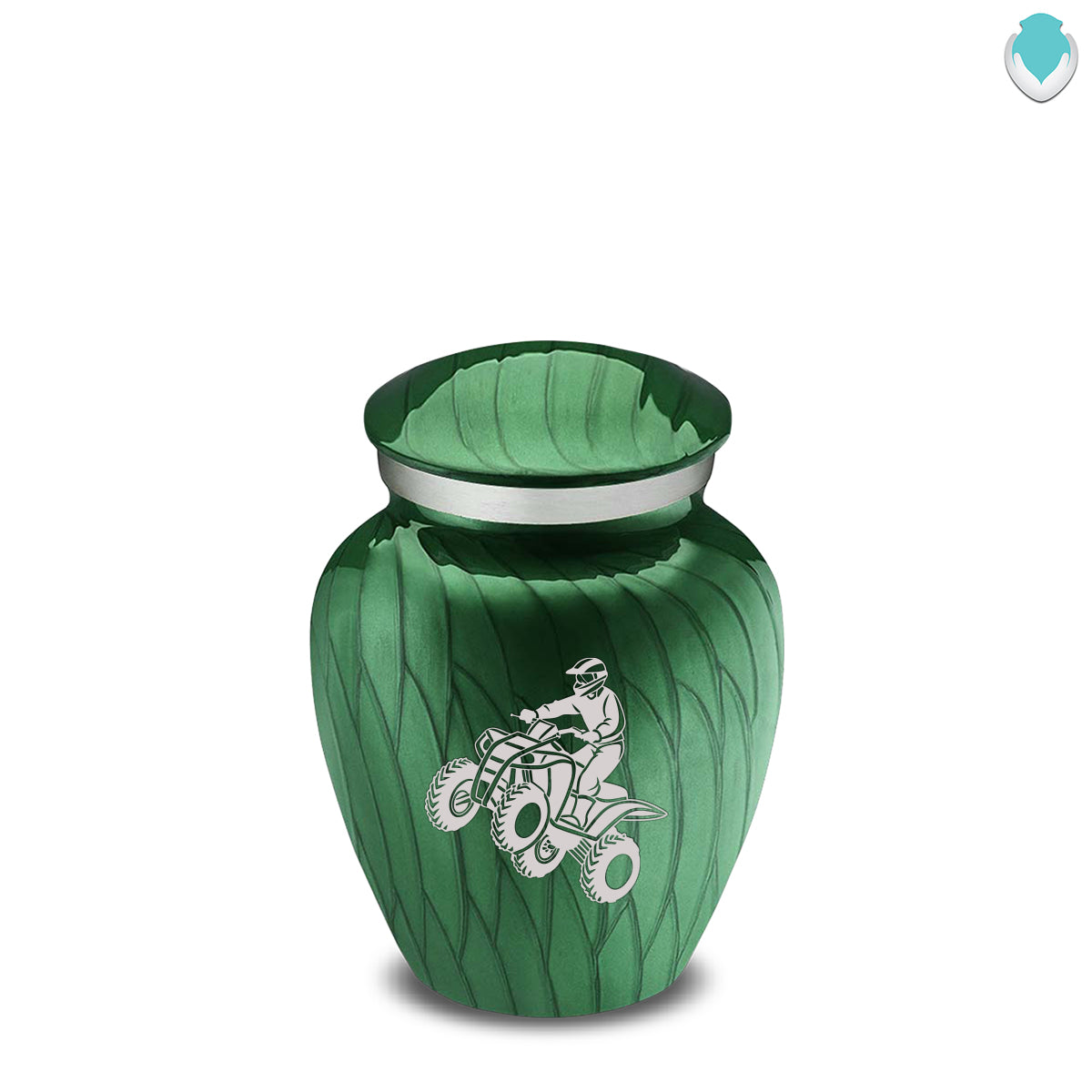 Keepsake Embrace Pearl Green ATV Cremation Urn