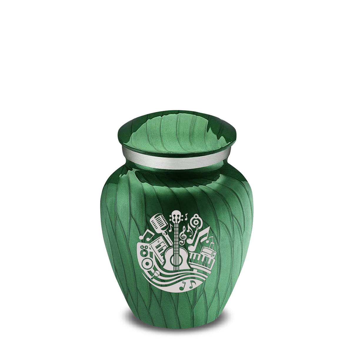 Keepsake Embrace Pearl Green Music Cremation Urn