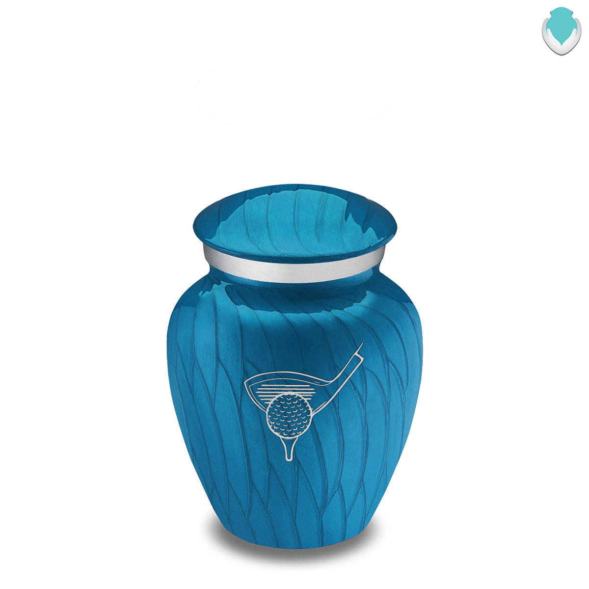 Keepsake Embrace Pearl Racing Blue Golf Cremation Urn