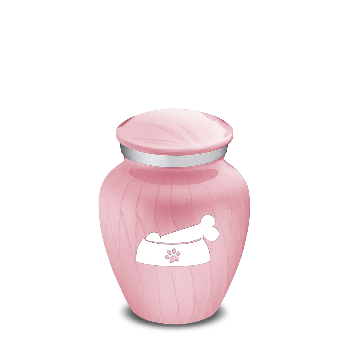 Keepsake Embrace Pearl Pink Pet Dog Bone Cremation Urn