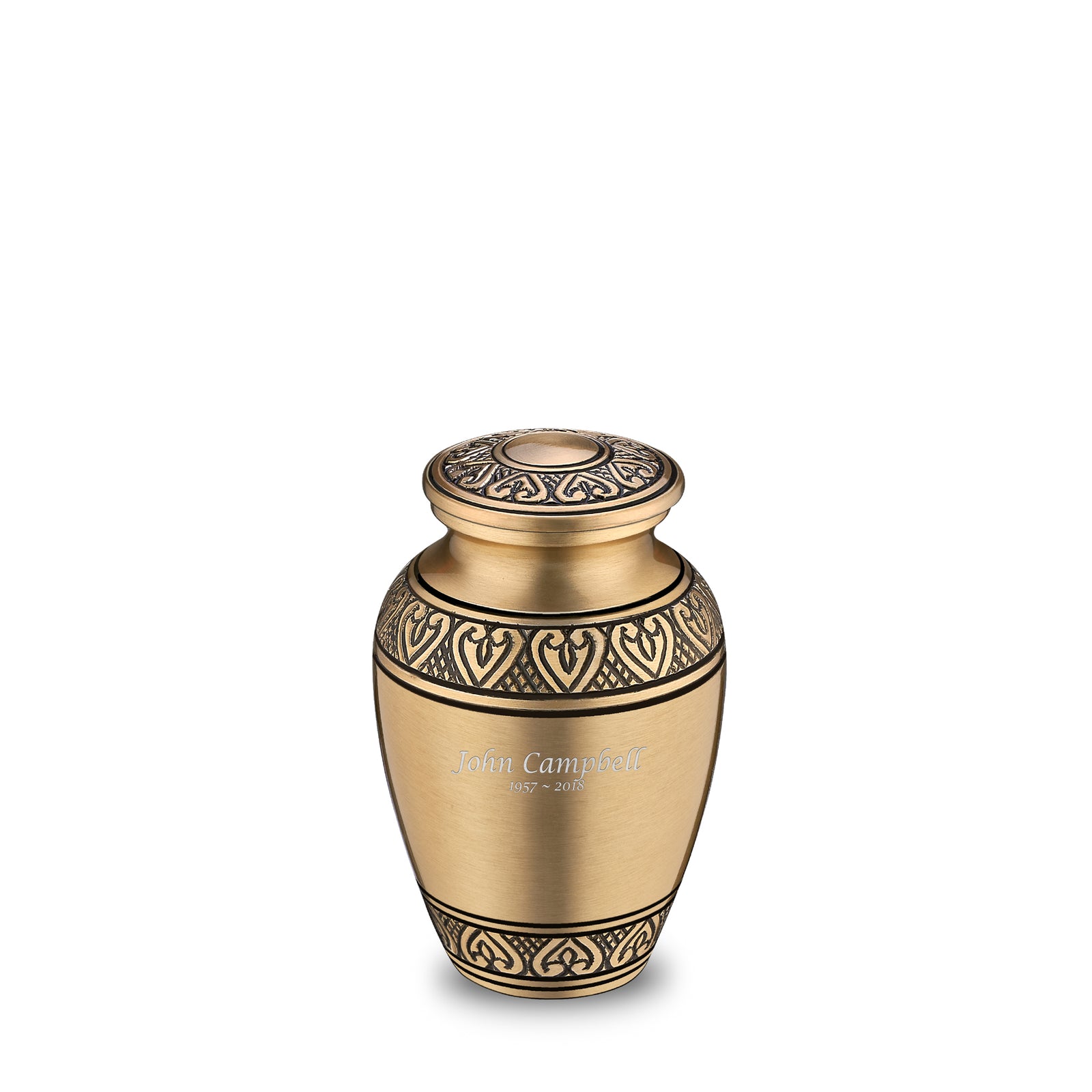 Keepsake Classic Gold Cremation Urn - COMFORT by LoveUrns