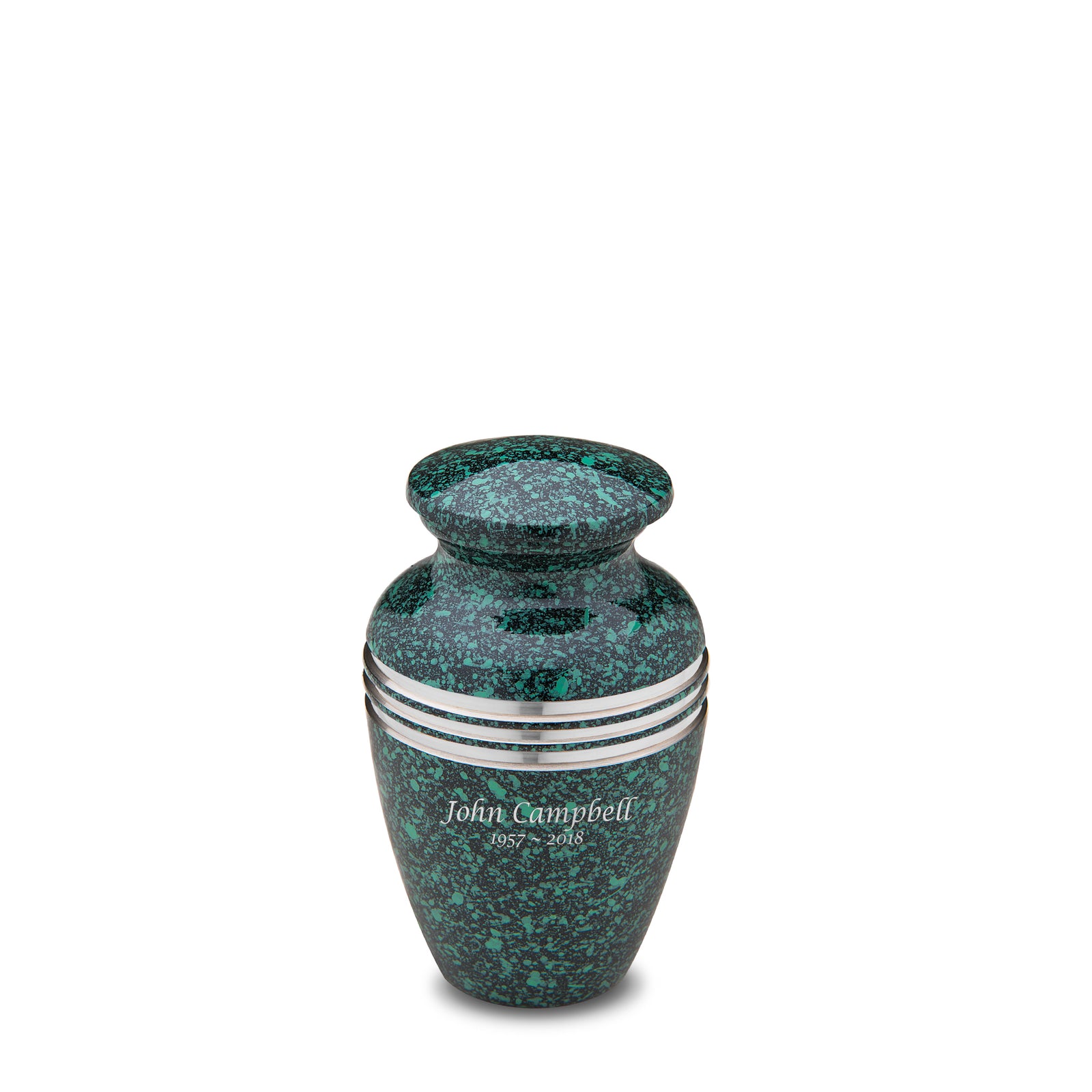 Keepsake Speckled Emerald Cremation Urn - COMFORT by LoveUrns