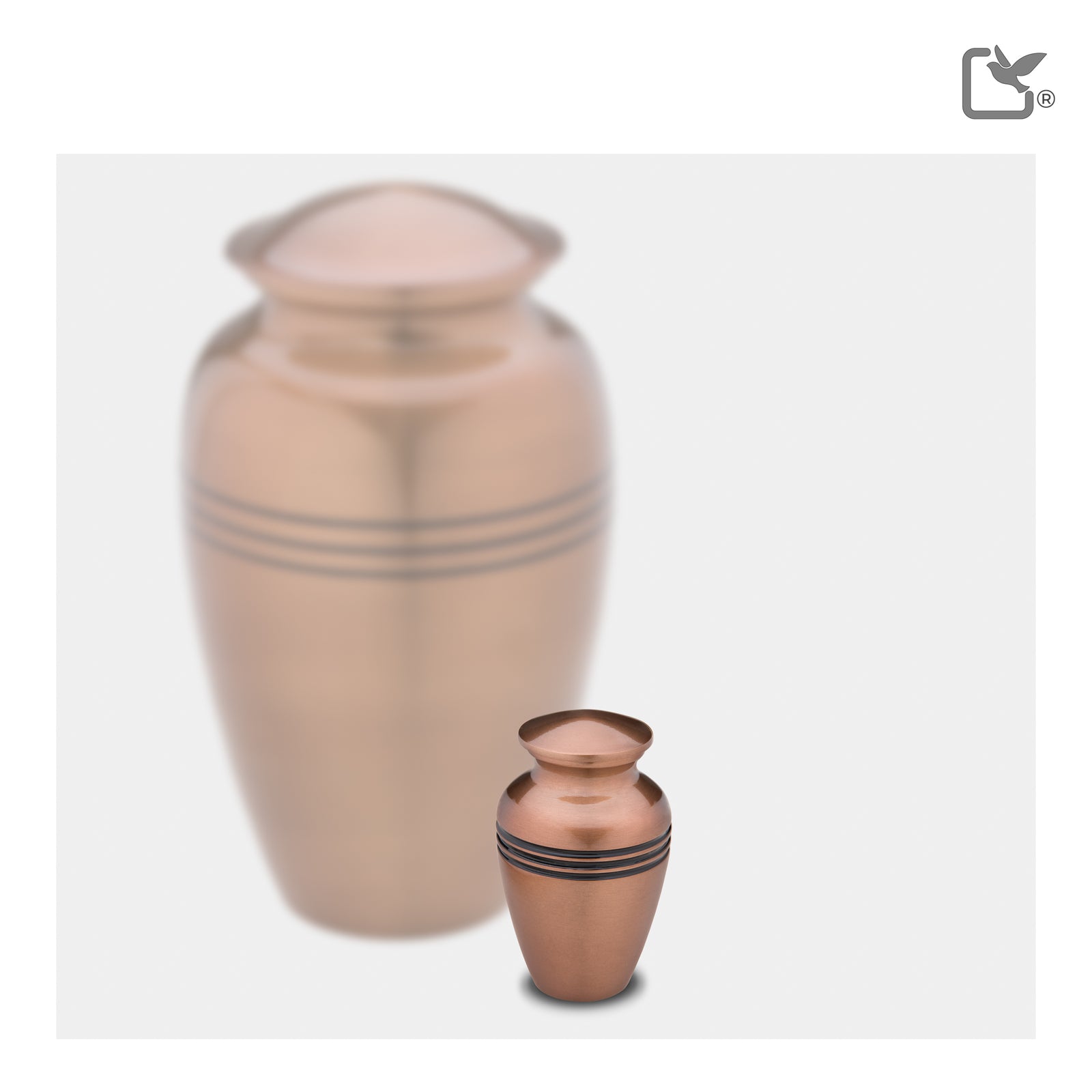 Keepsake Radiance Copper Cremation Urn - COMFORT by LoveUrns