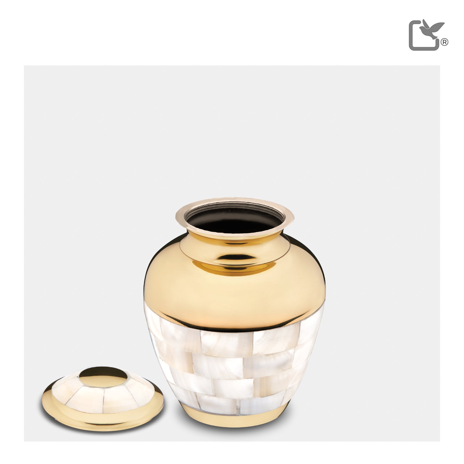 Keepsake Mother of Pearl Cremation Urn - COMFORT by LoveUrns