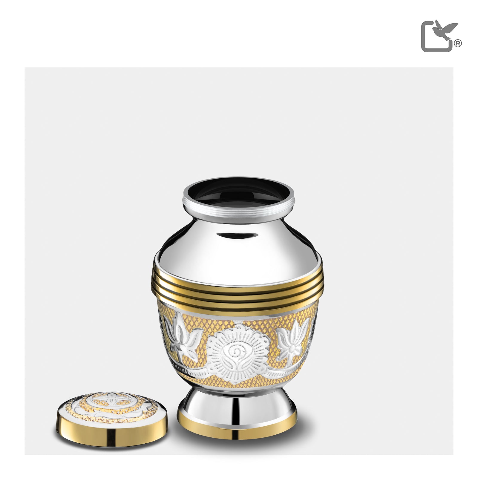 Keepsake Ornate Floral Cremation Urn - COMFORT by LoveUrns