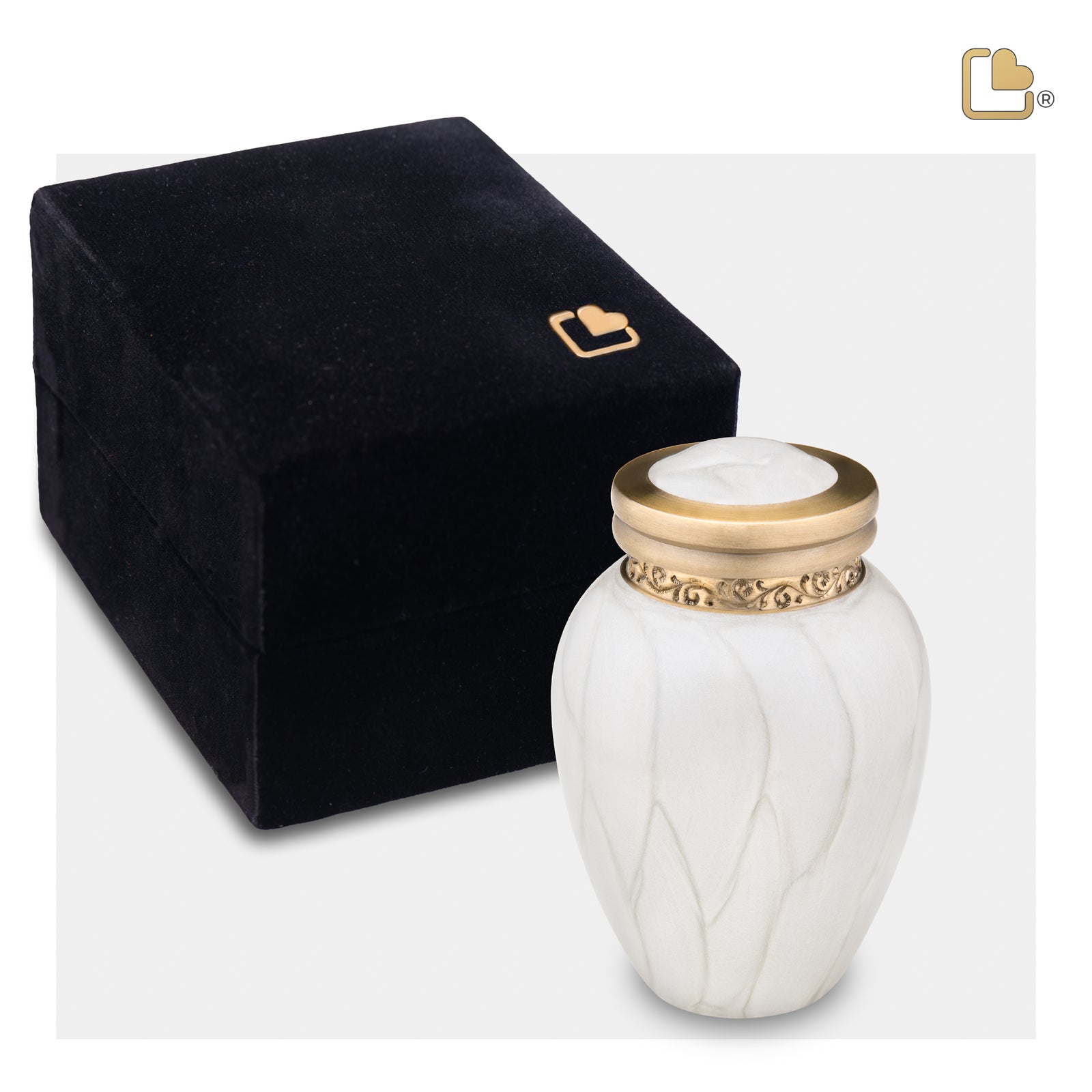 Keepsake Blessing Portrait Pearl Cremation Urn