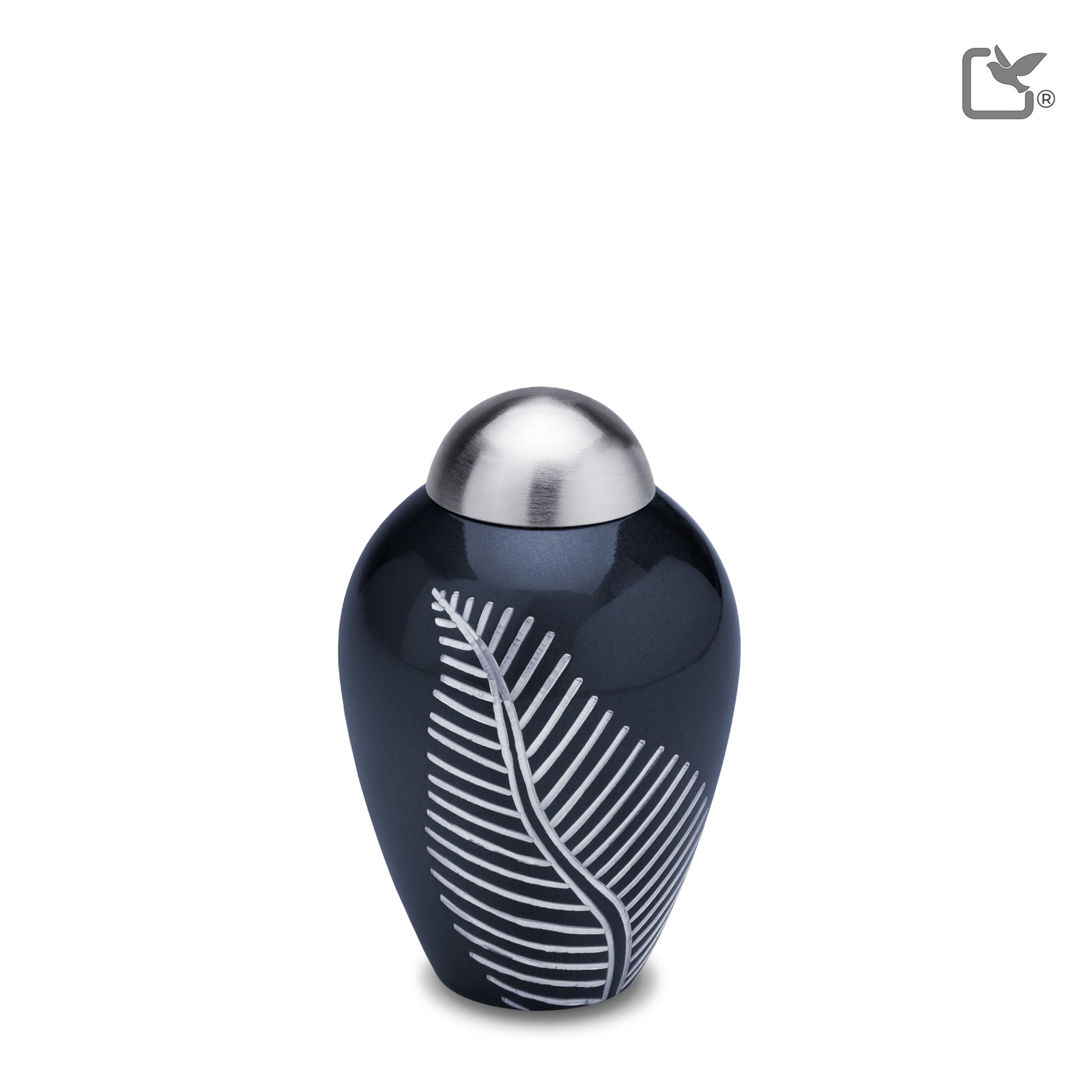 Keepsake Midnight Leaf Cremation Urn - COMFORT by LoveUrns