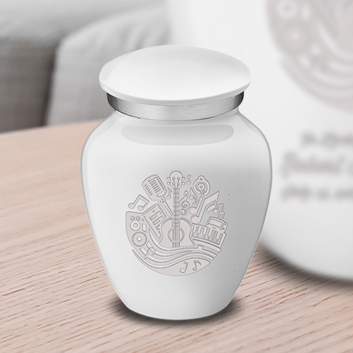 Keepsake Embrace White Music Cremation Urn