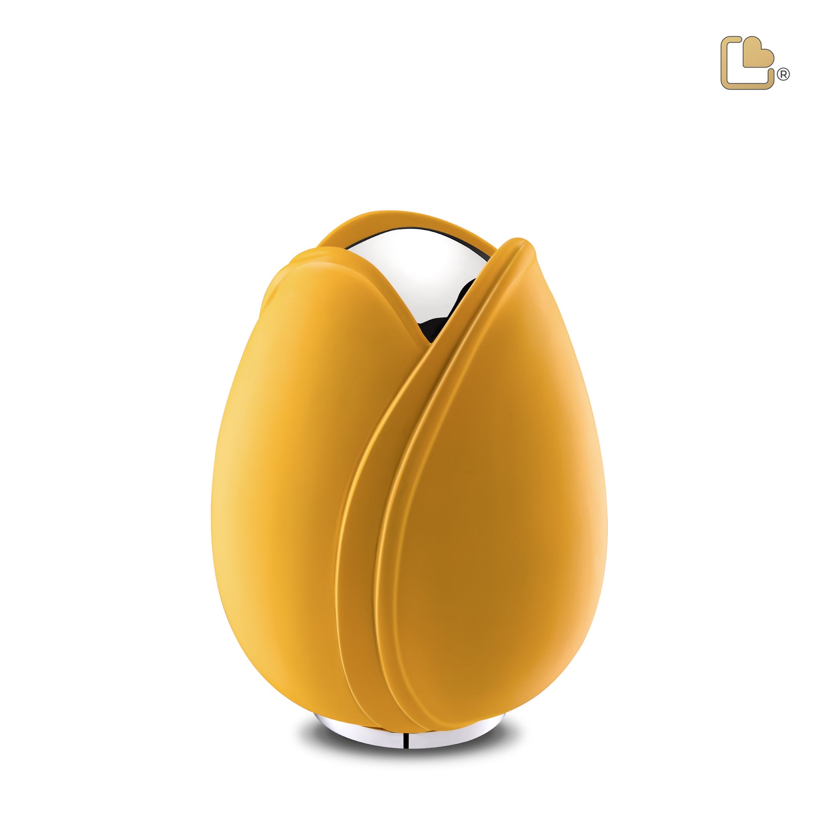 Tulip Medium Urn Yellow & Polished Silver